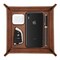 SITHON Valet Tray Desktop Storage Organizer – Premium PU Leather Catchall Bedside Vanity Tray Nightstand Caddy Holder for Remote Controller, Keys, Phone, Wallet, Coin, Jewelry, Brown